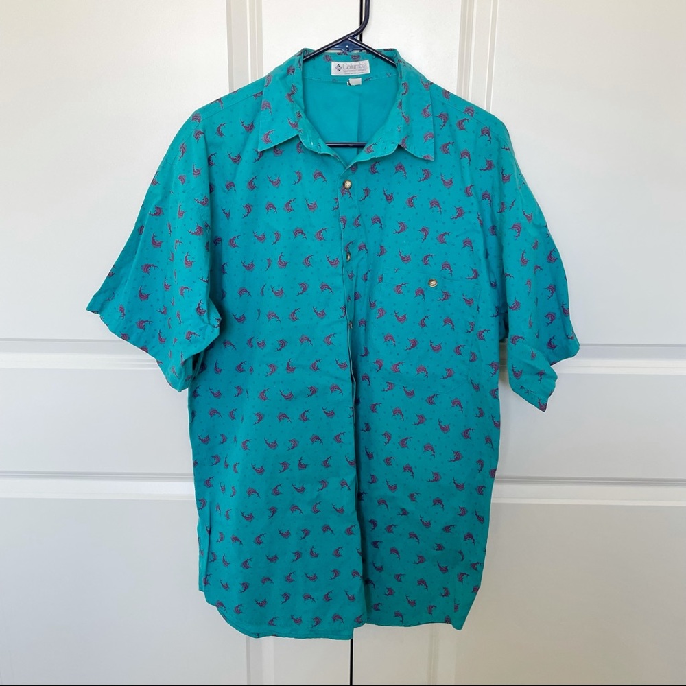 Columbia Swordfish Shirt Blue